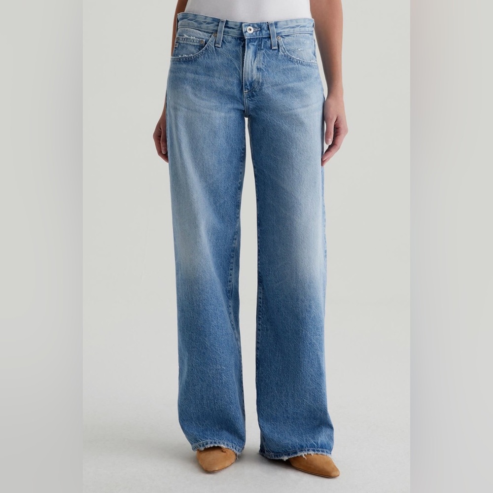 AG ADRIA LOW RISE WIDE LEG ITALIAN FABRIC Women's Jeans